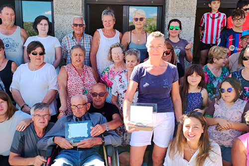La Tejera rinde homenaje a dos vecinos centenarios